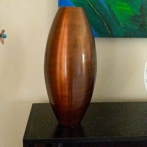 Metal decoration vase size see photo